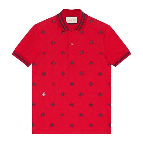 gucci bees and stars polo